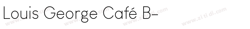 Louis George Café B字体转换